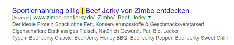 >Neuer Trennstrich in Textanzeigen zwischen der ersten und zweiten &Uuml;berschrift.