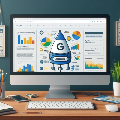 Bildschirm mit Google Ads vorschau