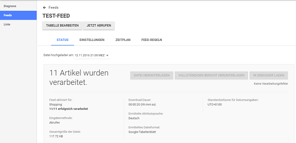 >Google Merchant Center Screenshot